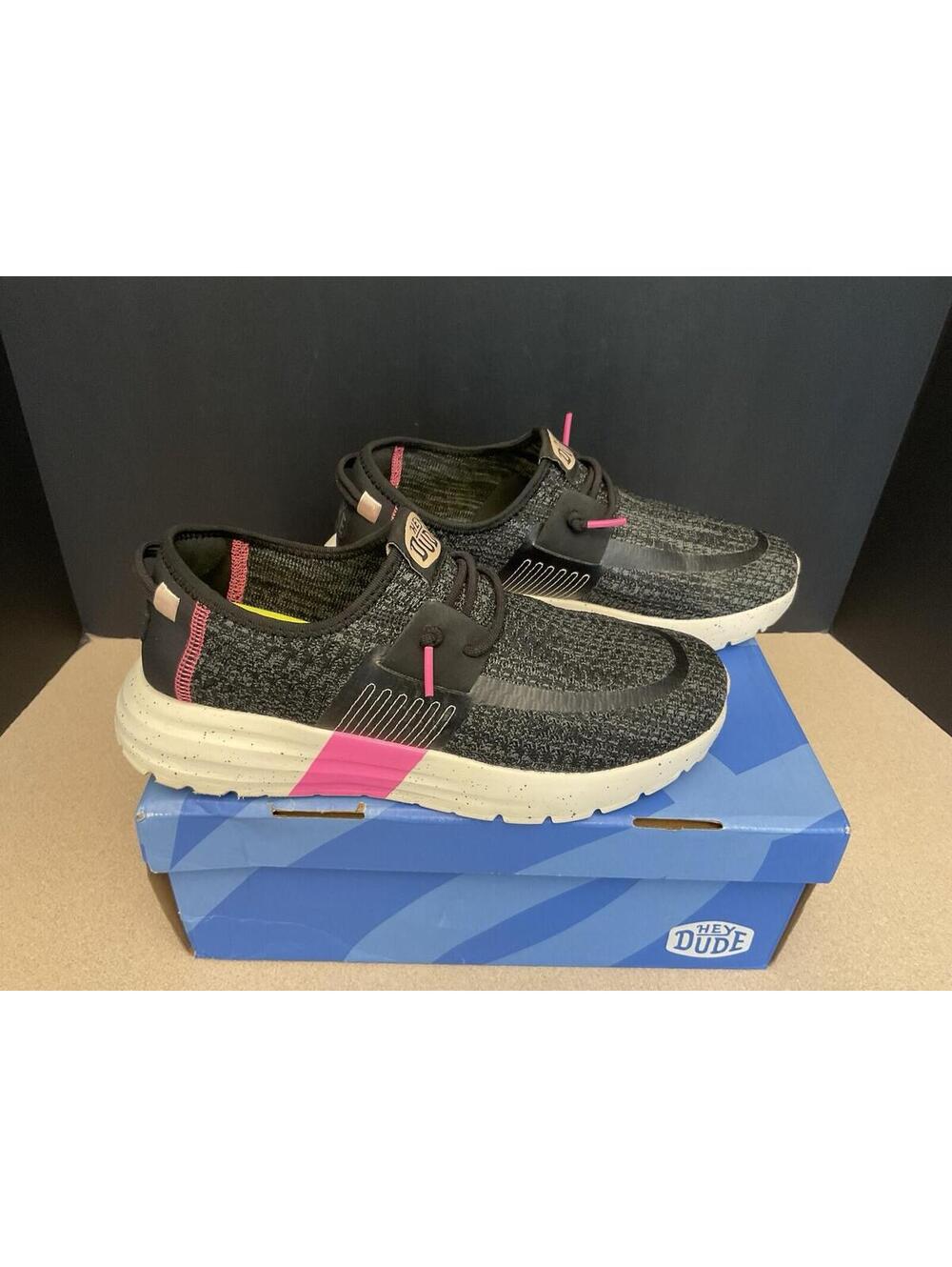 Womens Hey Dude Sirocco W Sport Stripe Lightweight Comfort Shoes. Size 9. Nice!